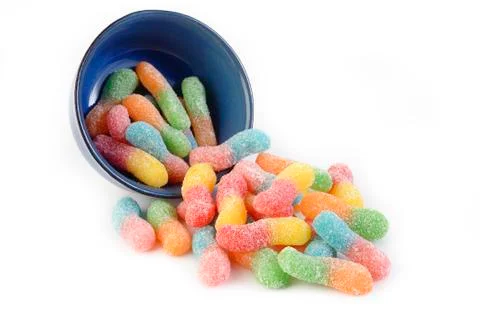 Sweet candy gummy Stock Photos