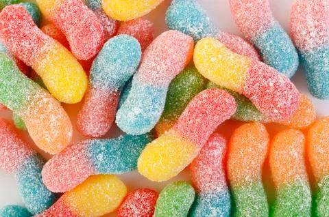 Sweet candy gummy Stock Photos