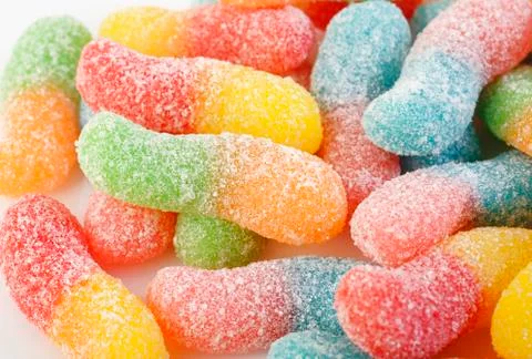 Sweet candy gummy Stock Photos