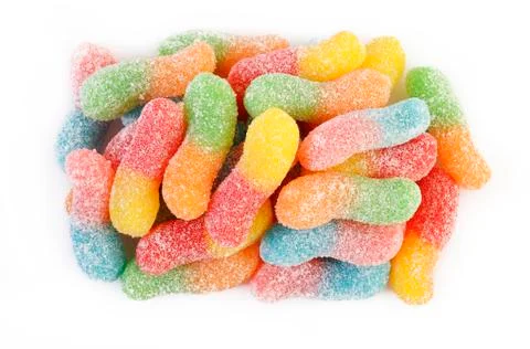 Sweet candy gummy Stock Photos