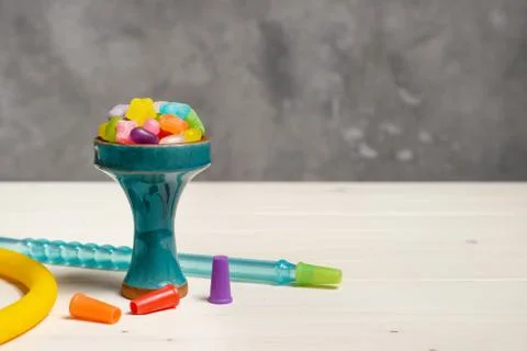 Sweet candy hookah Stock Photos