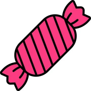 Sweet candy icon. Stock Illustration