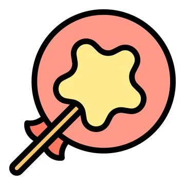Sweet candy icon vector flat 스톡 일러스트