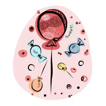 Sweet candy Stock Illustration