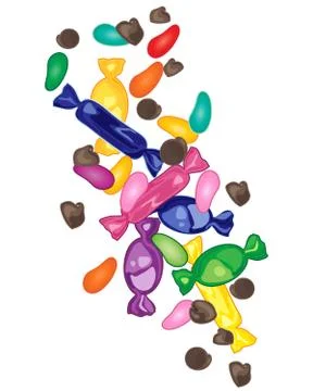 Sweet candy Illustrazione stock