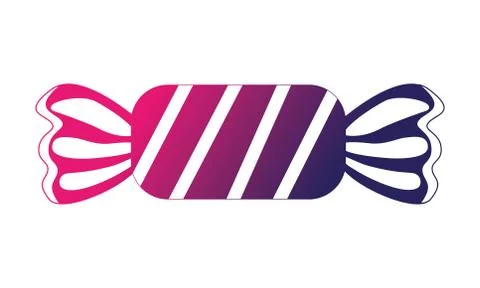 Sweet candy isolated icon 스톡 일러스트