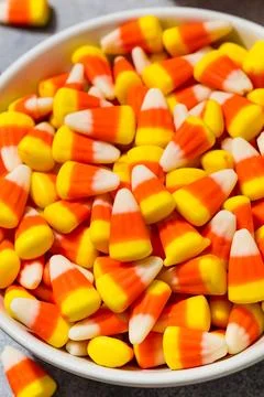Sweet Candycorn Candy for Halloween Fotos de archivo