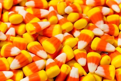 Sweet Candycorn Candy for Halloween Fotos de archivo