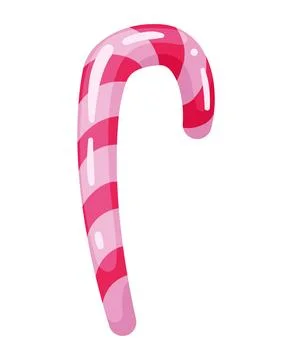 Sweet cane confetti Stock Illustration