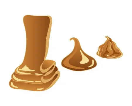Sweet caramel Stock Illustration