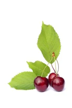 Sweet cherries Stock Photos