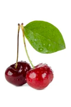 Sweet cherries Stock Photos
