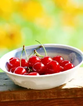 Sweet cherries Stock Photos