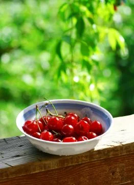 Sweet cherries Stock Photos