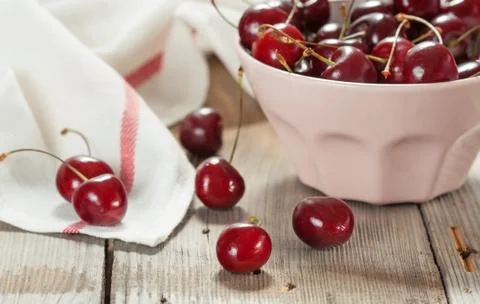 Sweet cherries Stock Photos