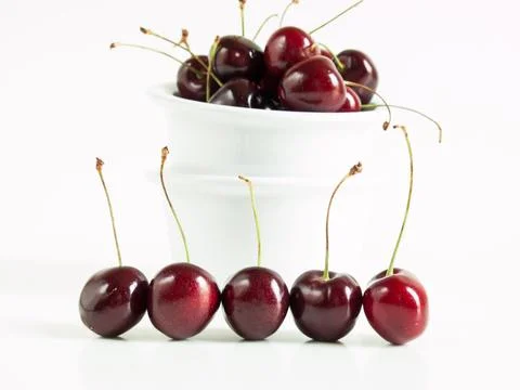 Sweet cherries Stock Photos