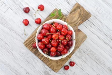 Sweet cherries Stock Photos