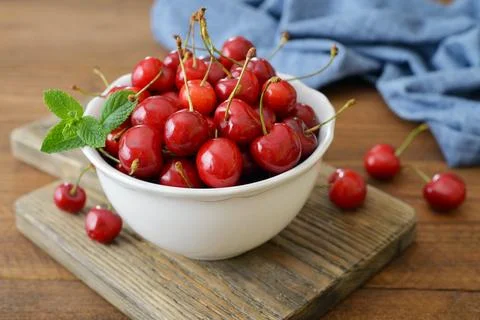 Sweet cherries Stock Photos