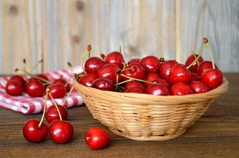 Sweet cherries Stock Photos