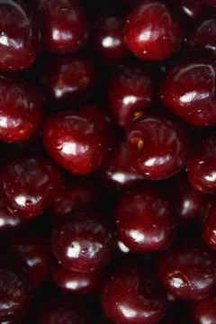 Sweet cherry background. Stock Photos