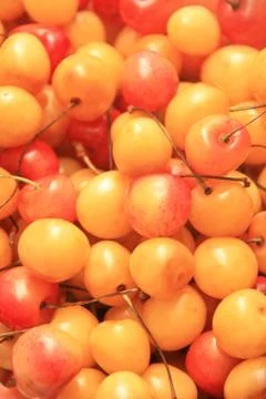Sweet cherry berries Stock Photos