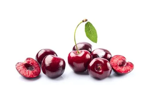 Sweet cherry berry Stock Photos