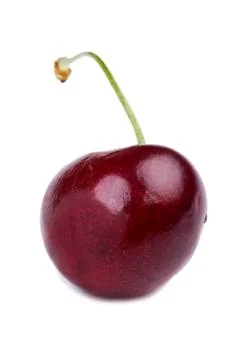 Sweet cherry macro Stock Photos