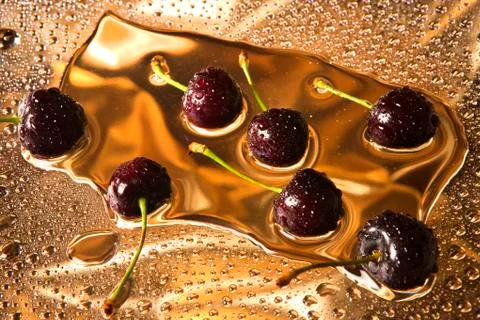 Sweet cherry. Stock Photos