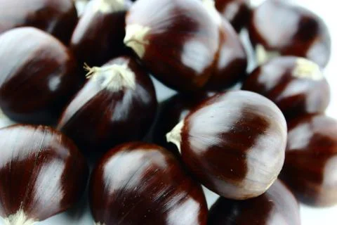 Sweet chestnuts Stock Photos