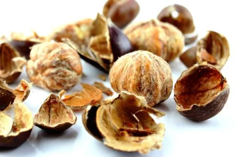 Sweet chestnuts Stock Photos