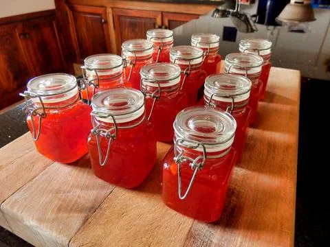 Sweet Chilli Sauce. Stock Photos