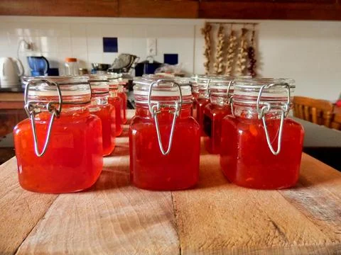 Sweet Chilli Sauce. Stock Photos
