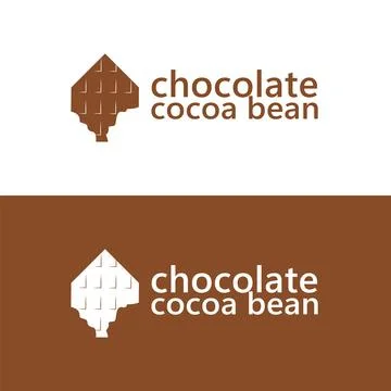 Sweet chocolate bar bite design premium template Stock Illustration