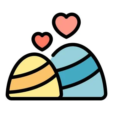 Sweet chocolate icon vector flat 스톡 일러스트