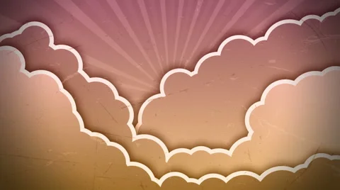Sweet clouds as abstract animation background - Full HD resolution. Stock Footage 41260455