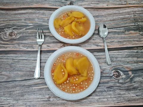 Sweet compote Stock Photos