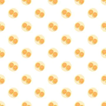 Sweet cookie biscuits seamless pattern background Stock Illustration