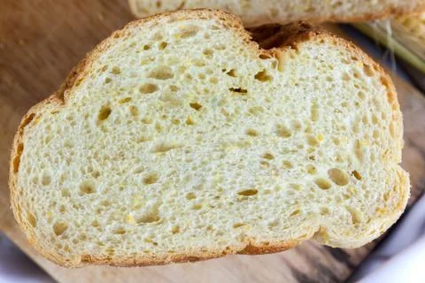 Sweet corn bread Stock Photos