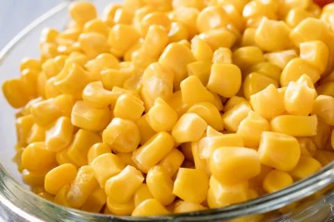 Sweet corn grains. Stock Photos