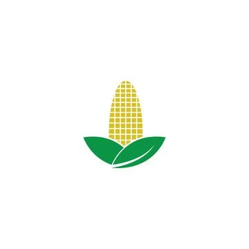 Sweet corn icon logo design Stock Illustration