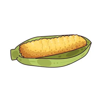 Sweet Corn illustration Stock Illustration
