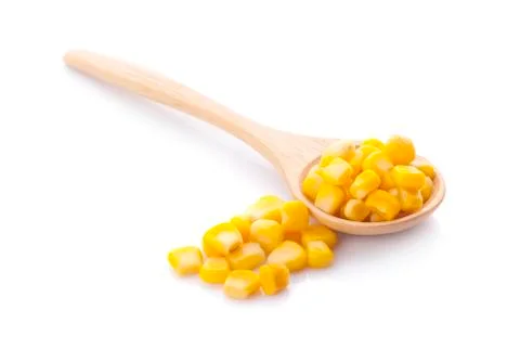 Sweet corn isolated on white background Stock Photos