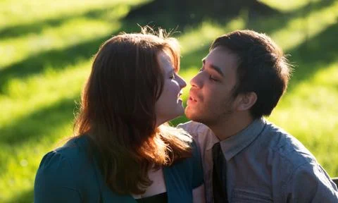 Sweet couple Stock Photos