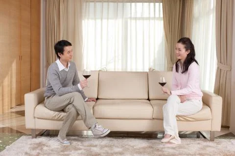 Sweet couple Stock Photos