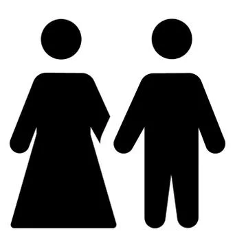 Sweet Couple Vector Stock Illustration