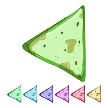 Sweet cracker biscuit cartoon vector graphic Stock Illustration