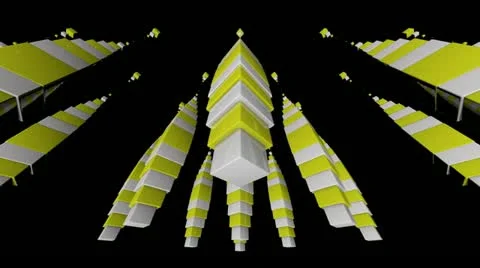 Sweet cube dance with alpha Video stock 22260953