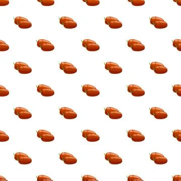 Sweet dates fruit seamless repeating pattern background design 스톡 일러스트