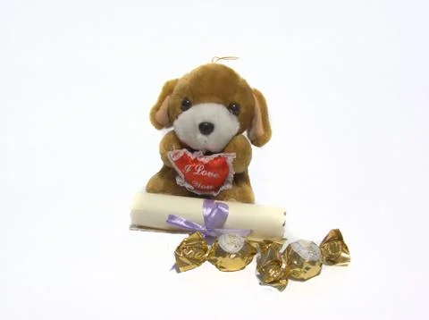 Sweet declaration of love Stock Photos