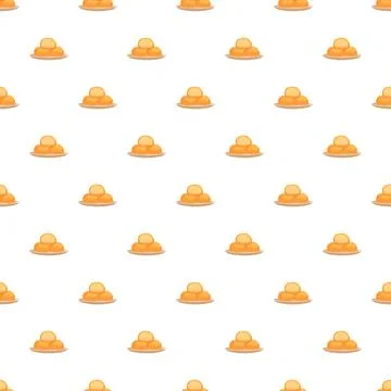 Sweet dessert cake pastry pattern background design Stock Illustration